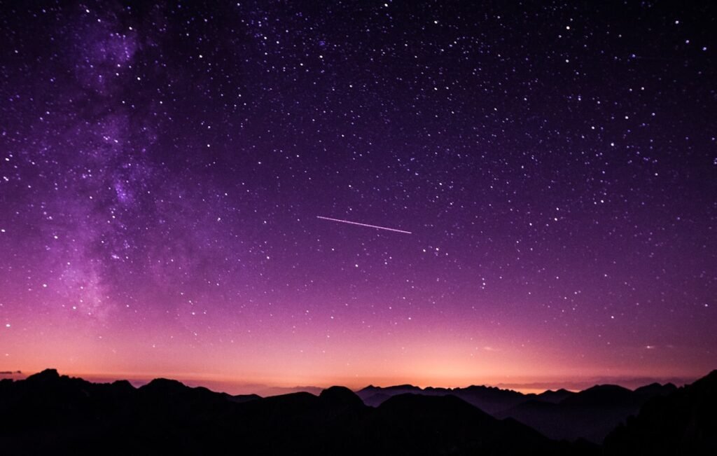 Céu estrelado, sensação de contemplação e conexão com algo maior